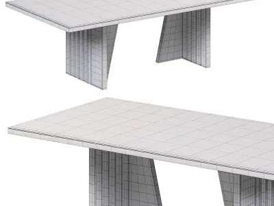 Carina Table by Elve Luxury 3D model