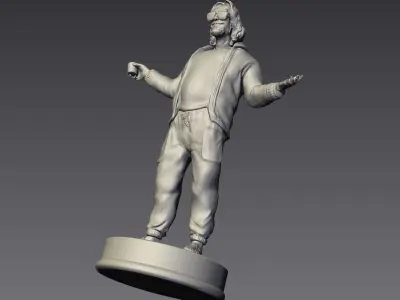 The Dude The Big Lebowski 3D print model