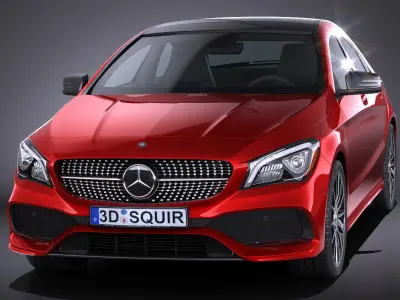 Mercedes-Benz CLA 2017 3D model