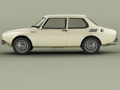 SAAB 99 3D model