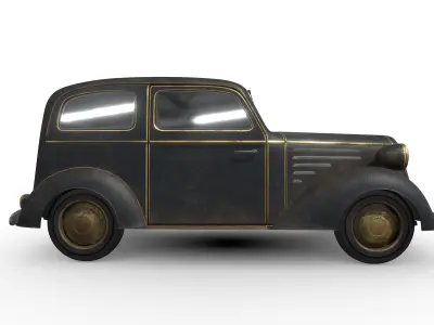 1932car old car 3D model