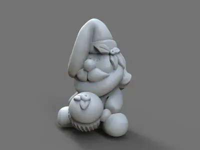 Santa Trinket Free 3D print model