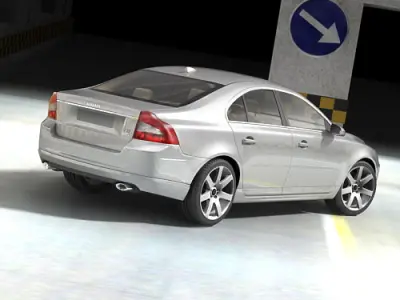 Volvo S80 2005 3D model