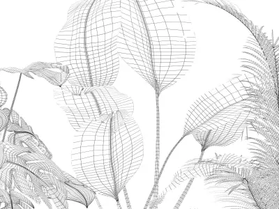 Plants collection 143 3D model