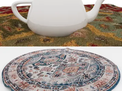 Rugs No 717 Low-poly 3D model
