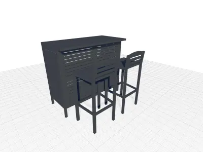 Libnah Bar Set 3D model