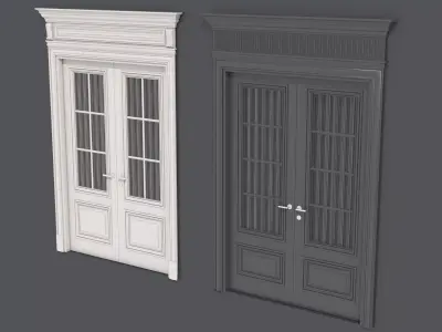 Door classic  3D model