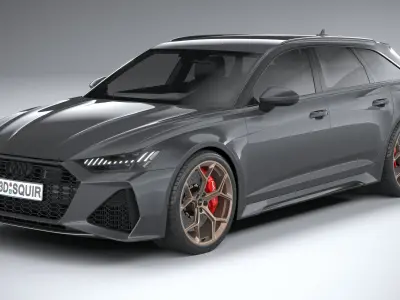 Audi RS6 Avant 2024 3D model