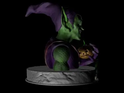 Green Goblin Bust Free 3D print model