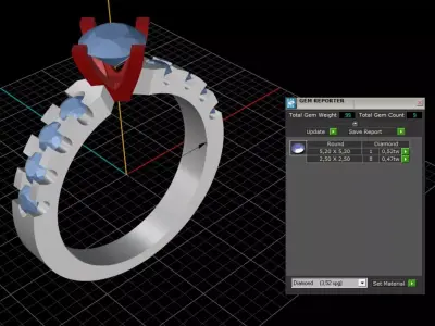 ring woman  3D print model 109