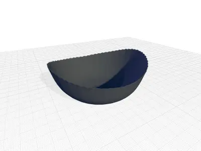 Liston Serving Bowl 3D model