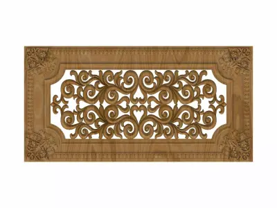 Decorative panel STL 3D model shop