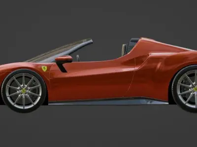 ferrari 296gts 3D model