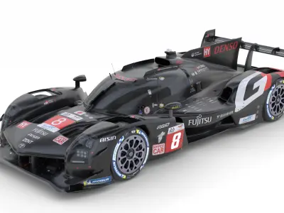 Toyota GR010 Hybrid 2024 3D model