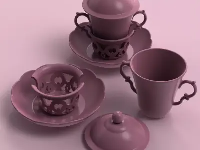 Chocolate Cup 120 ml 3D print model