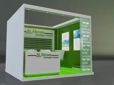 Booth Exhibition Stand a648a  3D model