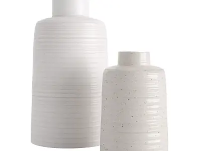 Holden Speckled White Vase 3D model