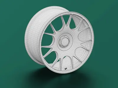 Rotiform TUF-R Option 2 Rim 3D Model 3D model