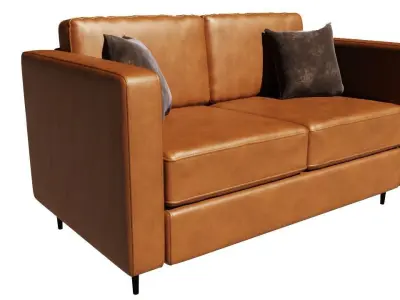 leather sofa 3D model shop