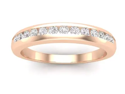 AV 648 Diamonds Wedding Ring 3D print model