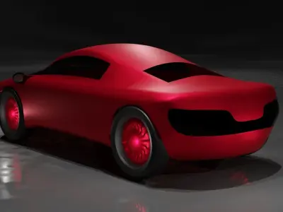 stylish car 3D model