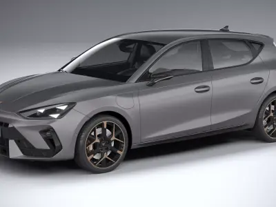 Cupra Leon 2025 3D model