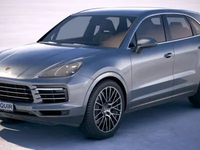 Porsche Cayenne S 2018 3D model