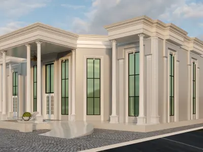 Neo Classic Villa 3D model