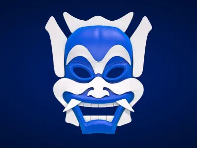 Mask - The Blue Spirit 3D model