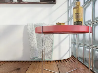 Luxurious Modern Bathroom 3D model