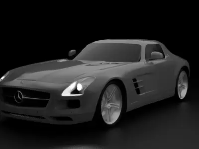 Mercedes-Benz SLS AMG 2011 3D model