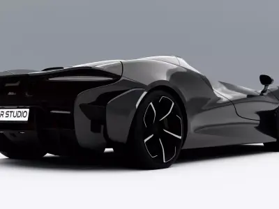 McLaren Elva 2021 Low-poly 3D model