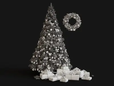 Christmas tree 3D model 37