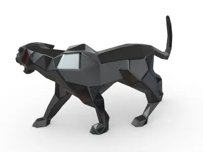Black Panther 3D print model