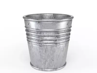 Metal Plant Pot 3D model