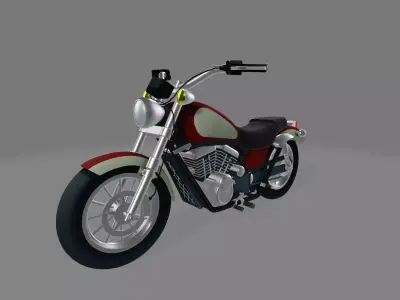 motorcycle high quality 3D model
