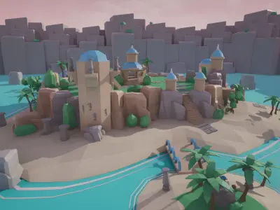 The Aquatic Ruiners Pack by PHONYCO 3D Model Collection