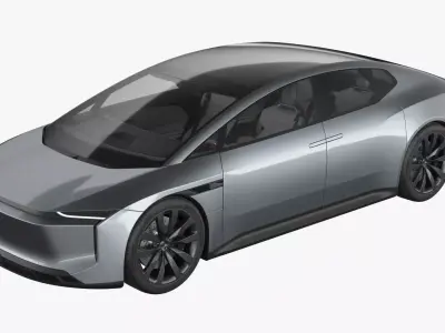 Futuristic Car Concept 3D model