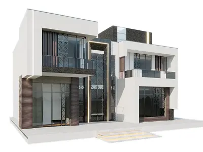 modren house 10 3D model