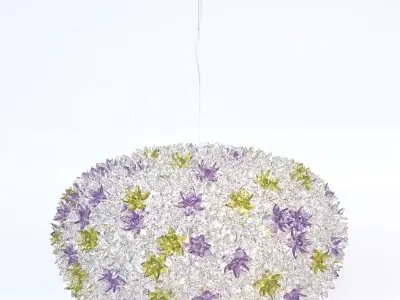 Kartell Bloom Pendant Light 3D model 3D model