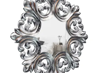 Burren Well-Designed Accent Mirror BNZC1573 3D model