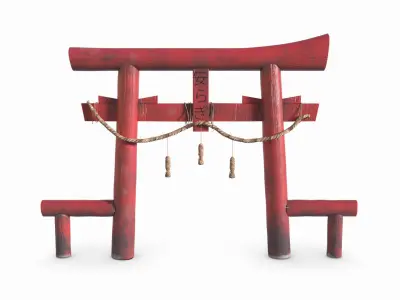 Torii Gate 3D model