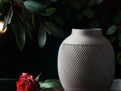 Caldonazzo Vase for Living Room Decor 3D print model