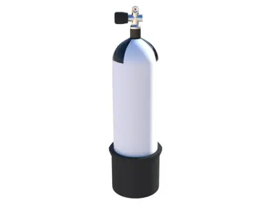 Scuba Diving Cylinder  3D model