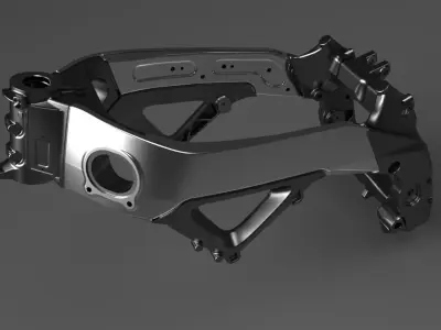 APRILIA RSV4 FRAME TELAIO  3D print model