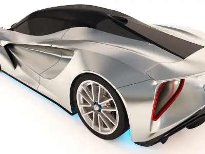 Lotus Evija 2020 Low-poly 3D model