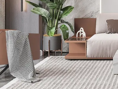 living room Modern 3D model purchase