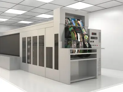 Kodak Model 55 Processor 3D model