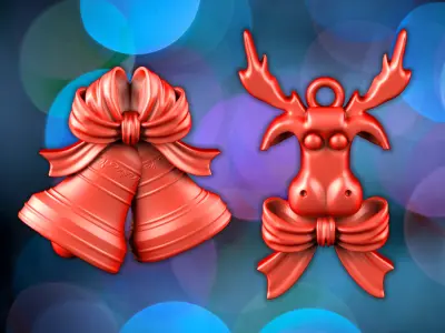 Christmas Tree decorations 3D print model