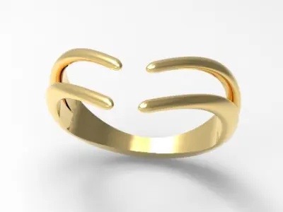 Minimal ring Ready for 3d printing 3dm stl 3D print model